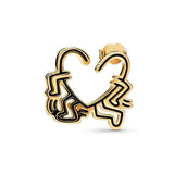 Sterling Silver Love Heart Bracelet for European Charms
