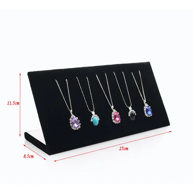 L Pendant Necklace Display Holder Rack Jewelry Organizer Storage Stand
