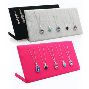 L Pendant Necklace Display Holder Rack Jewelry Organizer Storage Stand