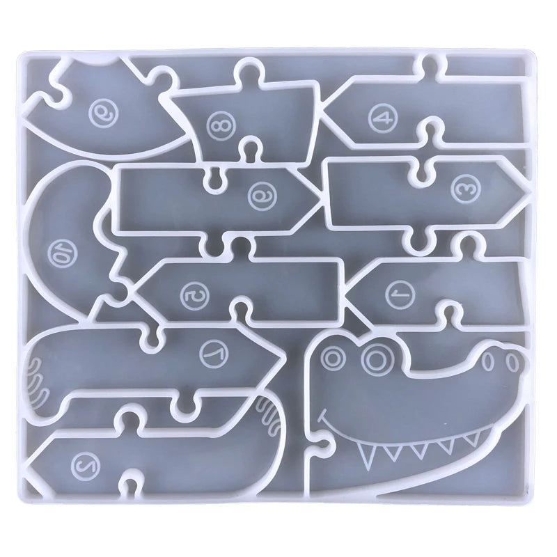 T-Rex Puzzle Silicone Mold DIY Tool