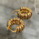 Chunky Hoop Earrings for Women