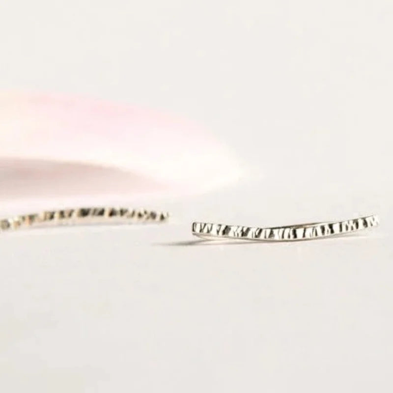 925 Sterling Silver Ear Clips Minimalist Earrings