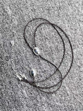 U Node 50 Electroplated 925 Silver Beads Knot Necklace Jewelry