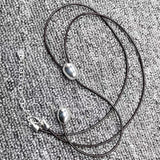U Node 50 Electroplated 925 Silver Beads Knot Necklace Jewelry