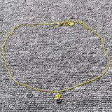 Delicate Palm Pendant Necklace 925 Silver Holiday Gift