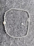 Electroplated 925 Silver Pearl Bead Necklace Gift