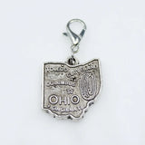 Texas State Map Dangle Charms for DIY Bracelets Bangle
