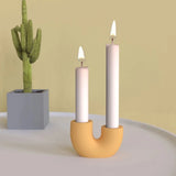 U Shape Candle Silicone Mold Candle Holder Home Furnishing Mold