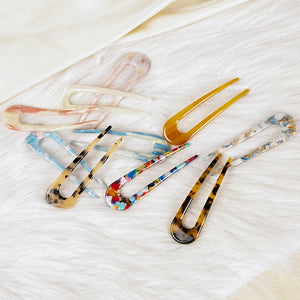 U Shaped Acetate Hairpins 10 Styles Hair Clips Pins Wedding Hair Tools
