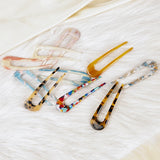 U Shaped Acetate Hairpins 10 Styles Hair Clips Pins Wedding Hair Tools
