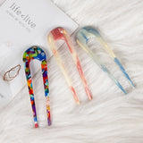 U Shaped Acetate Hairpins 10 Styles Hair Clips Pins Wedding Hair Tools