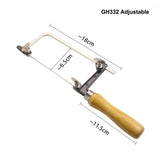U-shape Saw Bow With Wooden Handle DIY Jewelry Saw Frame