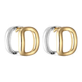 U-shaped Circle Earrings 925 Sterling Silver Ear Buckle Female Ins