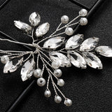 Crystal Hairpin Hair Clips Girls Headpiece Tiaras Pearl