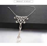 Rhinestone Beach Barefoot Sandal Anklet