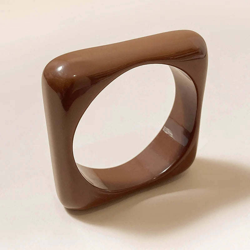 Vintage Square Acrylic Bracelet for Women
