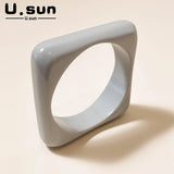Vintage Square Acrylic Bracelet for Women
