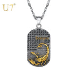 Zodiac Star Sign Necklace Horoscope Pendant Stainless Steel