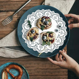 Round Tray Epoxy Resin Mold Fruit Plate Board Coaster Silicone Mould