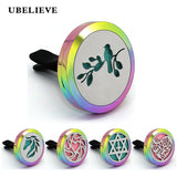 316L Stainless Steel Car Essential Oil Diffuser Pendant