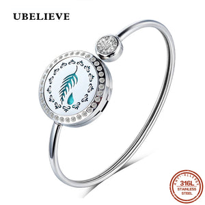 Adjustable Women's Stainless Steel Bangles 25MM Gift