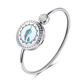 Adjustable Women's Stainless Steel Bangles 25MM Gift