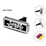 Square Car Diffuser Pendant Stainless Steel Essential Oil Perfume Aromatherapy