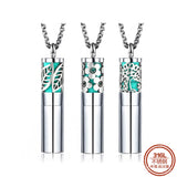 Perfume Essential Oil Locket Stainless Steel Aromatherapy Diffuser Pendant
