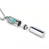 Perfume Essential Oil Locket Stainless Steel Aromatherapy Diffuser Pendant