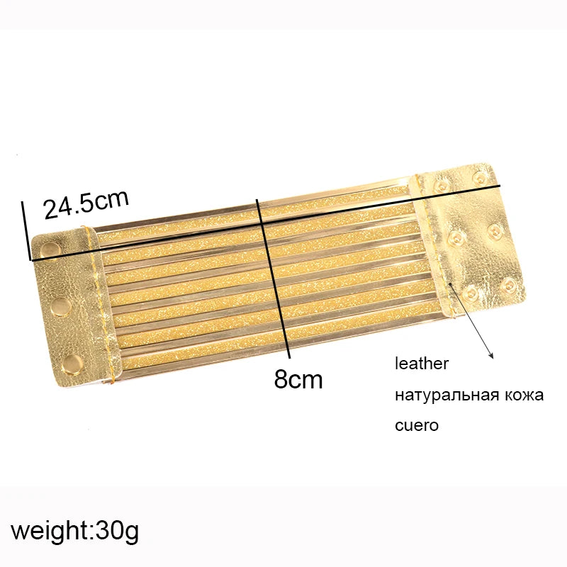 Ethnic African Bangle Leather Bracelet for Women