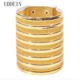 Ethnic African Bangle Leather Bracelet for Women