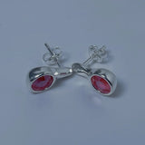 Winter Hat Logo Silver 925 Earrings
