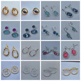 Winter Hat Logo Silver 925 Earrings