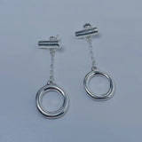 Winter Hat Logo Silver 925 Jewelry Earrings