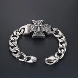 Skull Titanium Steel Bracelet Ghost Dragon Punk