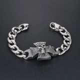 Skull Titanium Steel Bracelet Ghost Dragon Punk