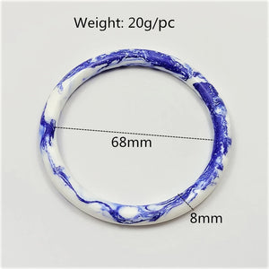 Colorful Stone Bangles for Women Girls Bracelet