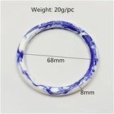 Colorful Stone Bangles for Women Girls Bracelet