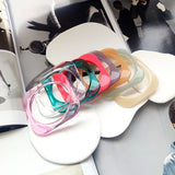 Waterproof Lucite Resin Bangle Bracelet Women's Jewelry
