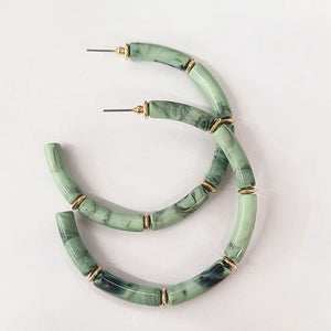 Multicolor Large Korea Earrings for Women Brown Earrings Party Jewelry