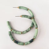 Multicolor Large Korea Earrings for Women Brown Earrings Party Jewelry