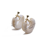 Classic Multicolor Acrylic Ear Clips for Women