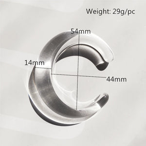 Japanese Korean Small Acrylic Bangle Chunky Bracelet