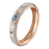 Peony Rose Cuff Bracelet Bangle for Women