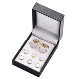 Men's Tuxedo Cufflinks Studs Set for Wedding Guests