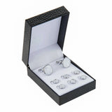 Men's Tuxedo Cufflinks Studs Set for Wedding Guests