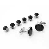 Men's Tuxedo Cufflinks Studs Set for Wedding Guests