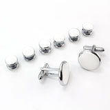 Men's Tuxedo Cufflinks Studs Set for Wedding Guests