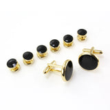 Men's Tuxedo Cufflinks Studs Set for Wedding Guests