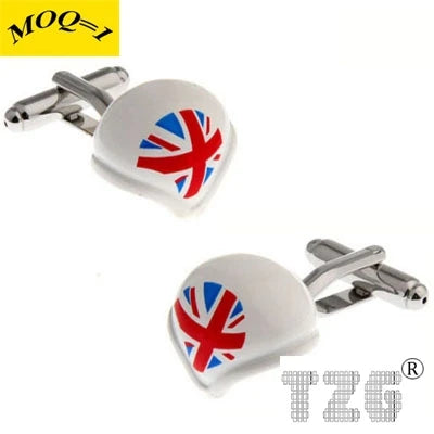 Flag Hat Cufflink Cuff Link 1 Pair